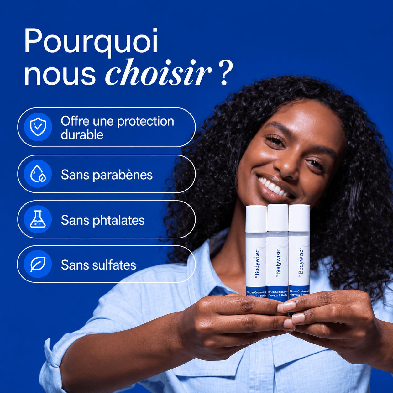 Bodywise – Sérum de Croissance Cheveux