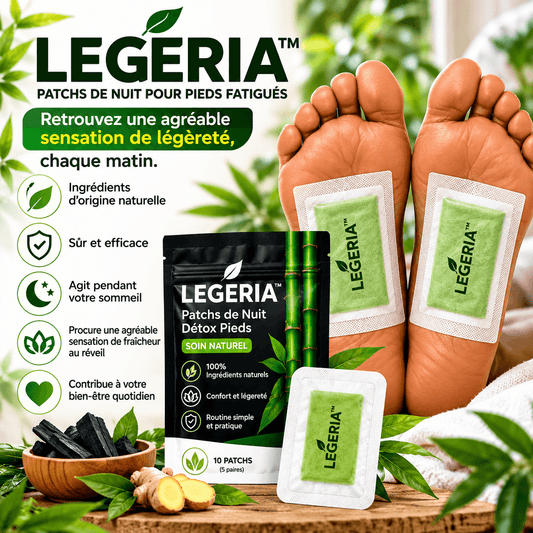 Legeria™ | Le rituel de nuit pour des pieds plus légers