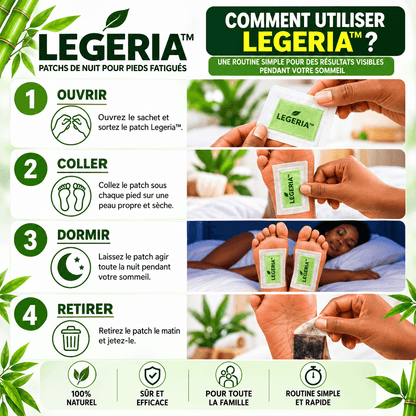 Legeria™ | Le rituel de nuit pour des pieds plus légers