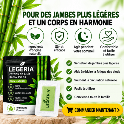 Legeria™ | Le rituel de nuit pour des pieds plus légers