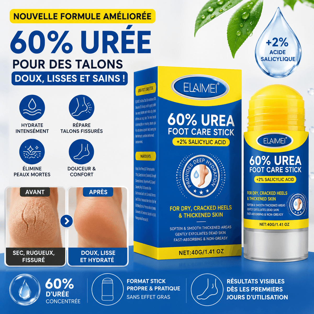 Podovia™ – Stick Réparateur Pieds Secs & Talons Fissurés